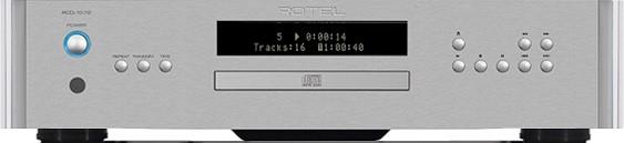 Rotel RCD-1572 MKII Sølv CD afspiller forside/front
